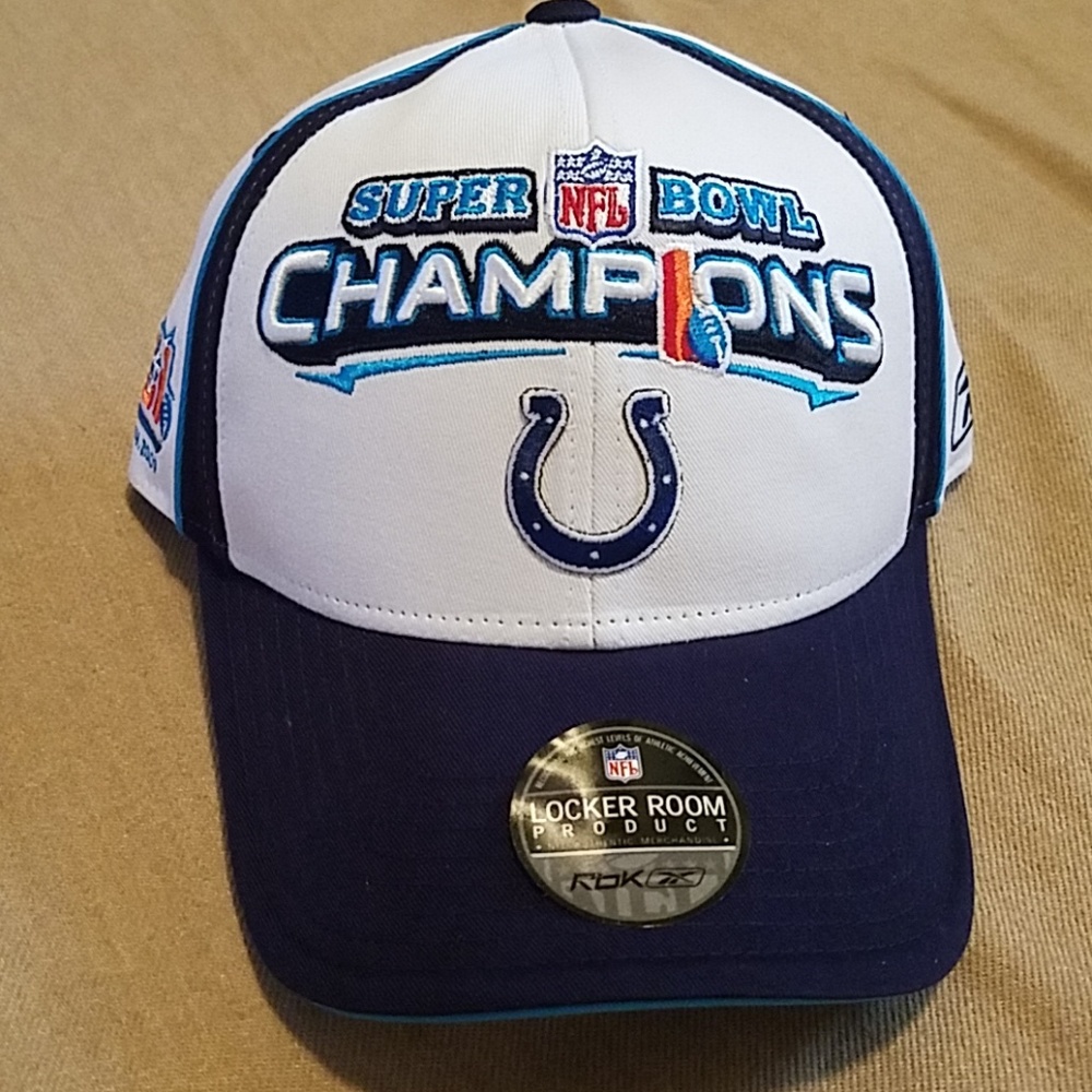 NWT Super Bowl xli (Colts won) reebok cap